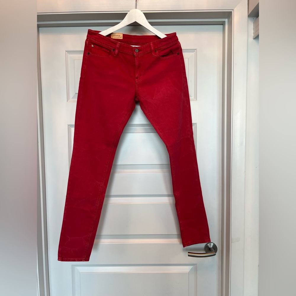 Ralph Lauren Denim& Supply Women’s Red Slim Fit Jeans